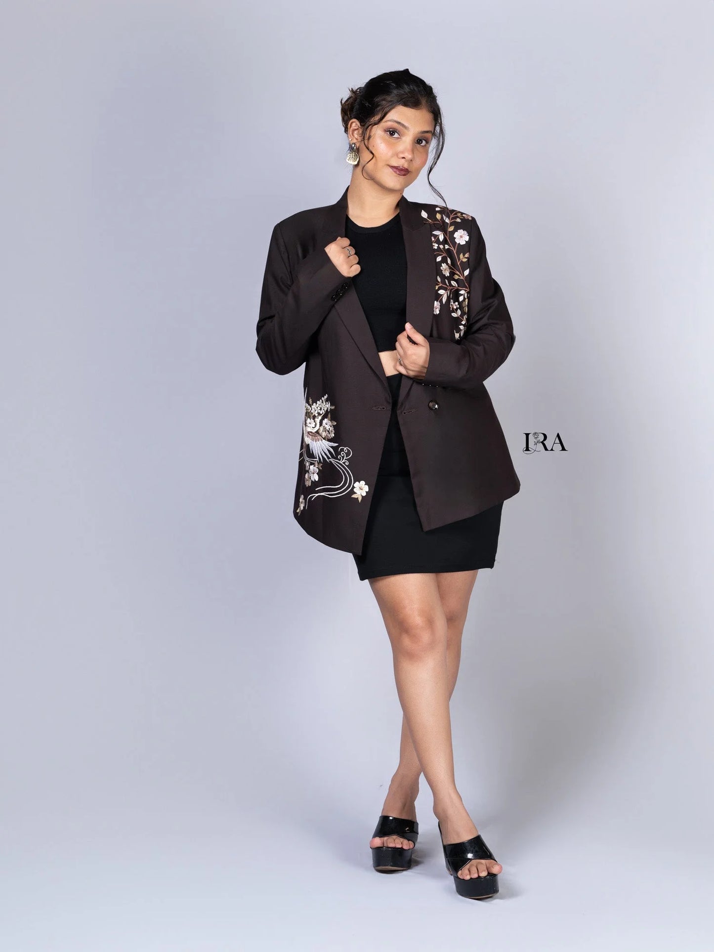 Bird and Bloom Blazer – A Beautiful Fusion of Nature and Elegance - Blazer