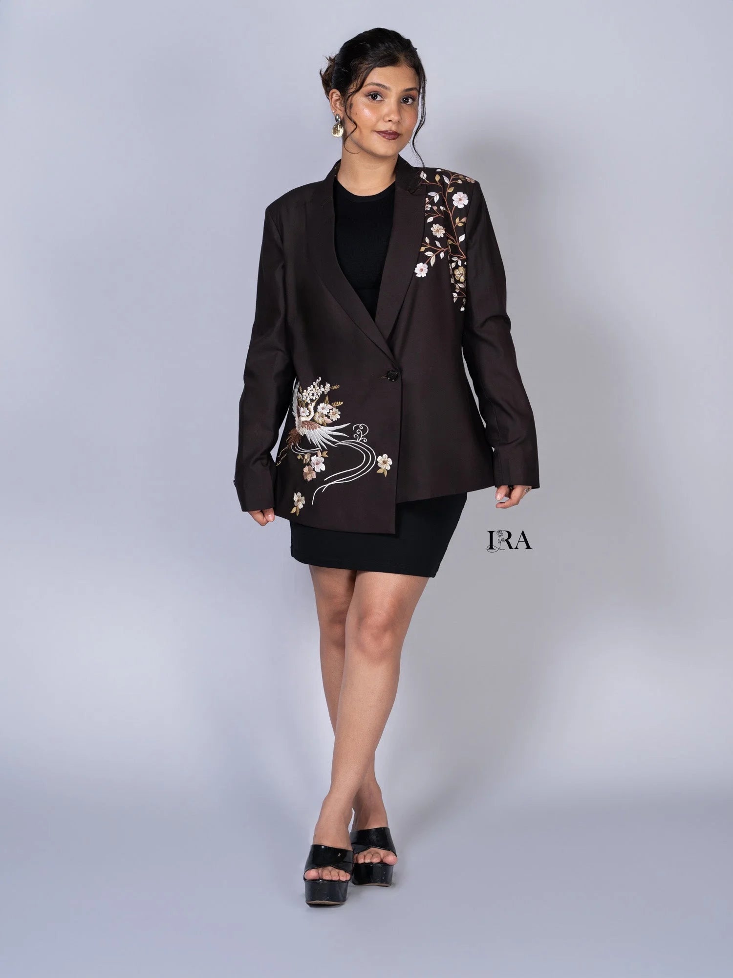 Bird and Bloom Blazer – A Beautiful Fusion of Nature and Elegance - Blazer