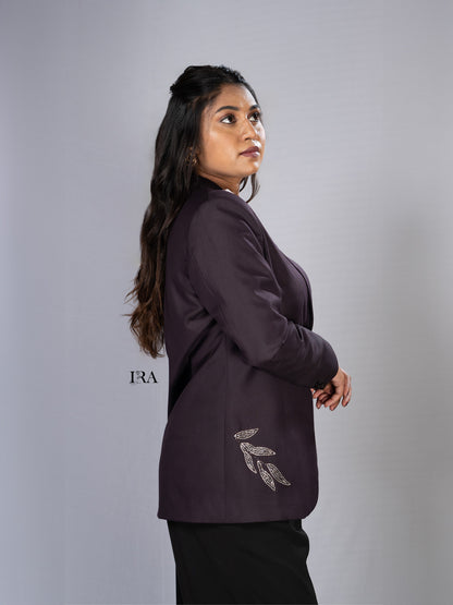 Mirage Embroidery Blazer - Where Elegance Meets Artistry