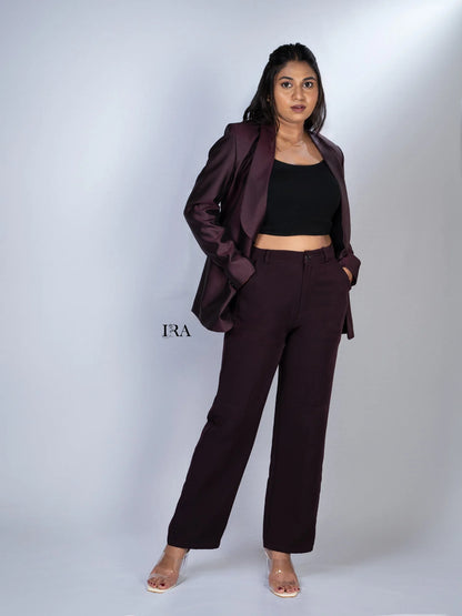 Radiant Red Blazer – A Luxurious Touch of Elegance and Shine - Blazer