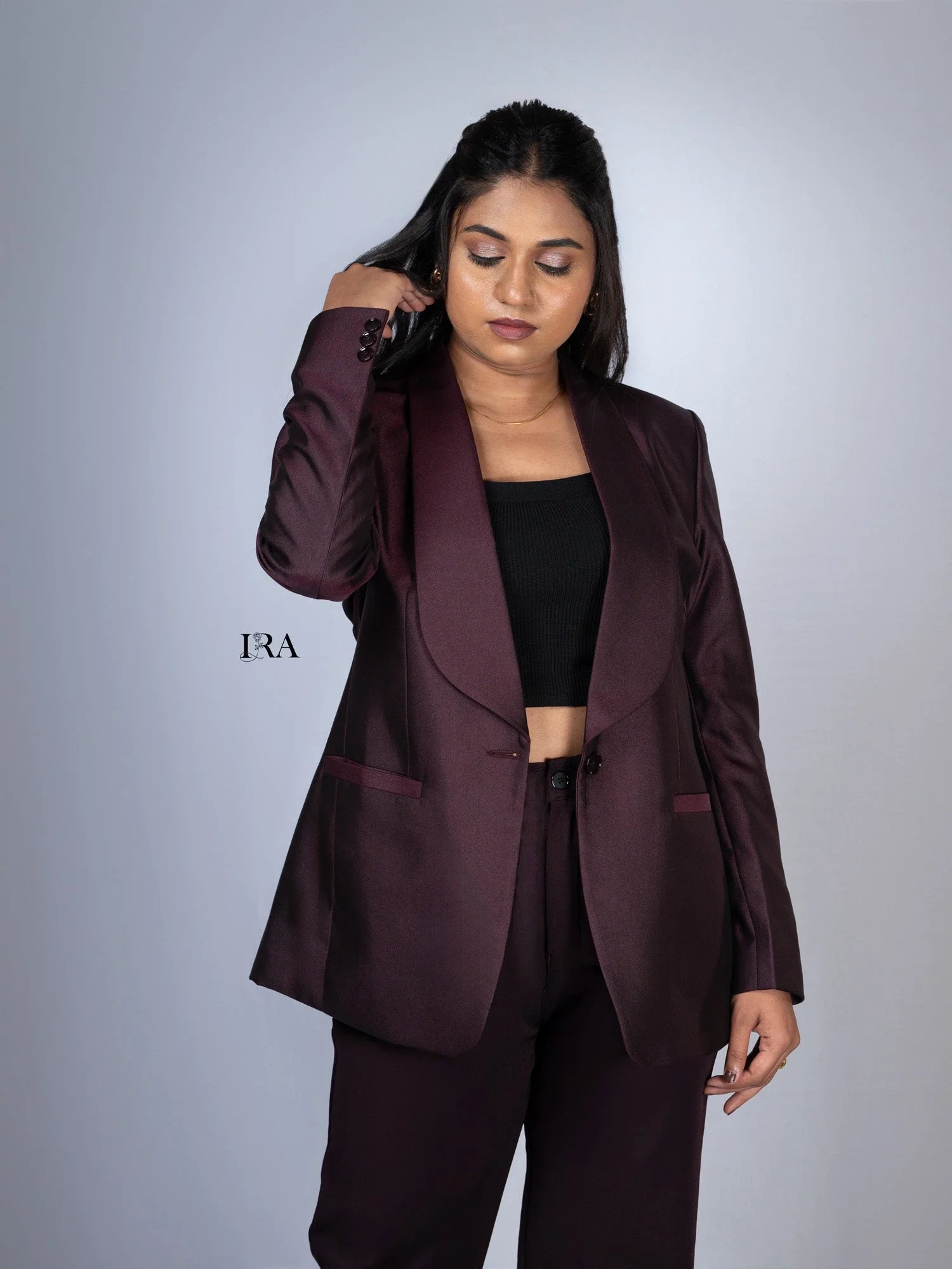 Radiant Red Blazer – A Luxurious Touch of Elegance and Shine - Blazer